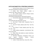 Referāts 'Projekta iekšējās vides analīze', 11.