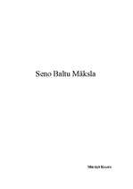 Referāts 'Seno baltu māksla, ornamenti', 1.