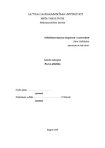 Referāts 'Purva attīstība', 1.