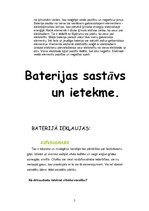 Referāts 'Bateriju ietekme uz vidi', 5.
