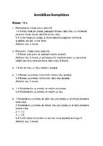 Konspekts 'Aerobikas komplekss', 1.