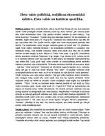 Konspekts 'Hetu valsts politiskā, sociālā un ekonomiskā uzbūve', 1.