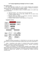 Konspekts 'A/s "Latvijas kuģniecība" privatizācija un P.E.S.T. analīze', 1.