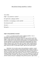 Eseja 'Sākumskolas skolotāja sadarbība ar vecākiem', 1.