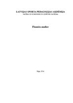 Konspekts 'Finanšu analīze', 1.