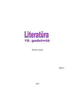 Referāts 'Literatūra 19.gadsimtā', 1.