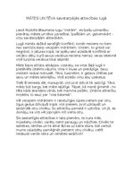 Konspekts 'Galveno varoņu savstarpējās attiecības Rūdolfa Blaumaņa lugā “Indrāni”', 1.