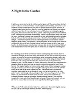 Eseja 'A Night in the Garden', 1.