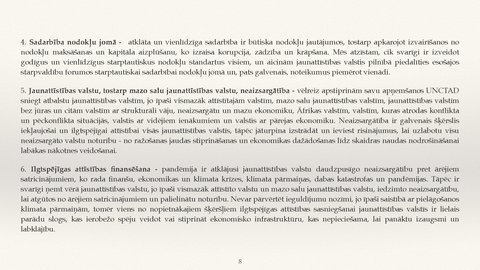 Prezentācija 'ANO Tirdzniecības un attīstības konference', 8.