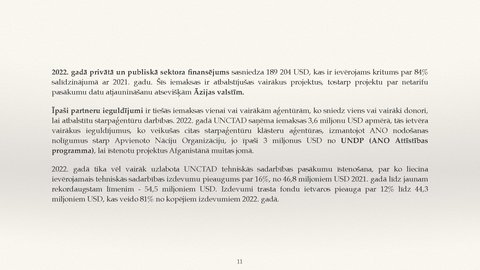 Prezentācija 'ANO Tirdzniecības un attīstības konference', 11.