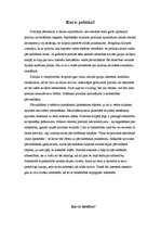 Eseja 'Kas ir politika un tiesības? Kas ko ietekmē', 1.