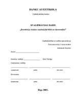 Referāts 'Investīciju nozīme uzņēmējdarbībā un ekonomikā', 1.