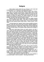 Eseja 'Izrādes "Kaligula" recenzija', 1.