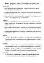 Eseja 'Citāti, spilgtākās atziņas R.Blaumaņa novelēs', 1.