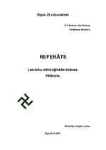 Referāts 'Latviešu mitoloģiskā būtne - Pērkons', 1.