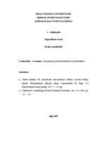 Eseja 'Žurnālistikas prestižs sabiedrībā, tā problemātika', 1.