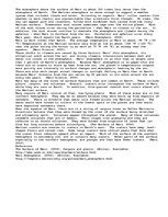 Eseja 'Brief Essay about the Planet Mars', 1.