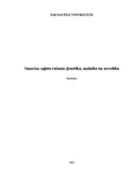 Konspekts 'Smaržas sajūtu rašanās ģenētikā, mainība un uzvedība', 1.