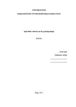 Referāts 'Ajūrvēdas vēsture un tās pamatprincipi', 1.