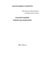 Referāts 'Korporatīvā reputācija', 1.