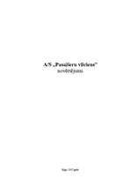 Referāts 'A/S „Pasažieru vilciens” novērtējums', 1.
