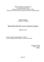 Diplomdarbs 'Ekonomiski efektīvākā maršruta plānošanas iespējas', 1.