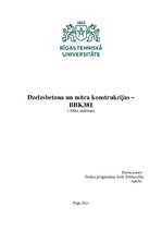 Konspekts 'Dzelzsbetona un mūra konstrukcijas', 1.
