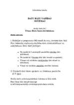 Konspekts 'Datu bāzes izveidošana', 2.