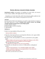 Paraugs 'Morāles dilemmas vēsturiski kritiskās situācijās', 1.