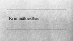 Prezentācija 'Krimināltiesības', 1.
