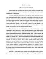 Eseja 'Man tuvais latviešu kultūrā', 1.