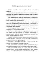 Konspekts 'Sižetisko sporta stundu raksturojums', 1.