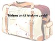 Prezentācija 'Tūrisms un tā ietekme uz vidi', 1.
