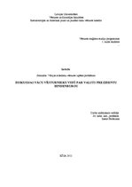 Referāts 'Diskusijas vācu vēsturnieku vidū par valsts prezidentu Hindenburgu', 1.