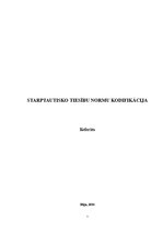 Referāts 'Starptautisko tiesību normu kodifikācija', 1.