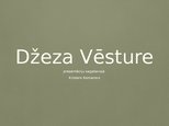 Prezentācija 'Džeza vēsture', 1.