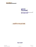 Paraugs 'Uzņēmuma arhīva nolikums', 1.