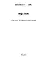 Referāts 'Juridiskā analīze un tekstu rakstīšana', 1.