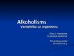 Prezentācija 'Alkoholisma ietekme', 1.