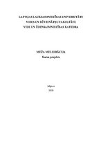 Referāts 'Meža meliorācija', 1.