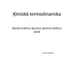 Prezentācija 'Ķīmiskā termodinamika Baltijas brētliņu dzīvē', 1.