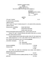 Paraugs 'Akts par materiālo vērtību inventarizāciju uzņēmuma gatavo ražojumu noliktavā', 1.