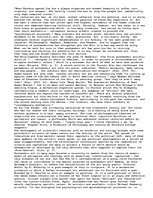 Eseja 'Pandoras Box: Have Postmodern Artists Gone too Far?', 1.