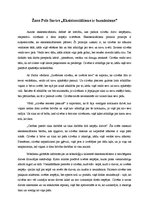 Eseja 'Žans Pols Sartrs "Eksistenciālisms ir humānisms"', 1.