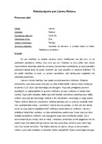 Eseja 'Personas raksturojums', 1.