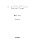 Konspekts 'Ādams un Ieva', 1.