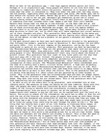 Eseja 'A Generation Set Aside', 1.