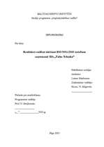Diplomdarbs 'Kvalitātes vadības sistēmas ISO 9001:2000 ieviešana uzņēmumā SIA "Talsu Tehnika"', 1.