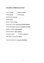 Prakses atskaite 'Aprūpes plāns ķirurģijā', 2.