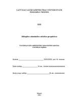 Diplomdarbs 'Biškopības attīstības perspektīvas', 1.